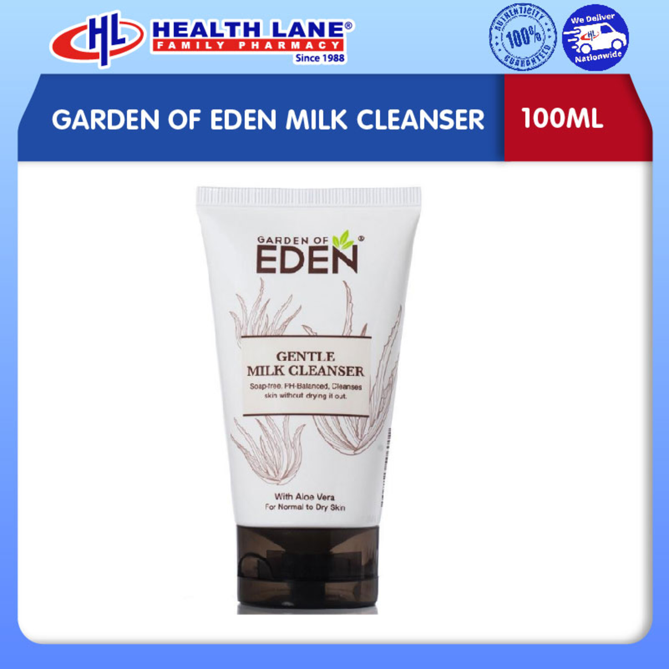 GARDEN OF EDEN MILK CLEANSER (100ML)